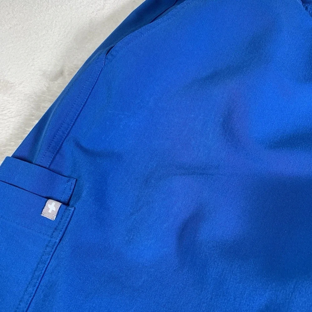 Figs Axim Cargo Scrub Pants Mens Large Technical Collection T2001 Pockets‎ Blue
